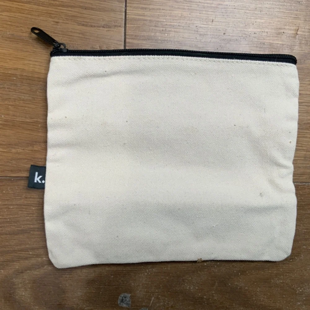 Zippered Hemp/Cotton Pouch